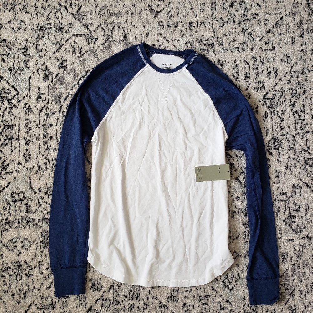 NWT Goodfellow&CO Mens Baseball Style Tee